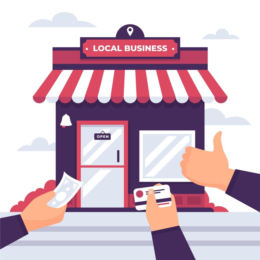 support-local-business-illustration-concept_23-2148587056 promote your local business